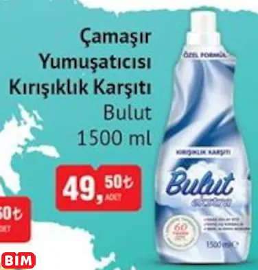 BULUT ÇAMAŞIR YUMUŞATICISI KIRIŞIKLIK KARŞITI